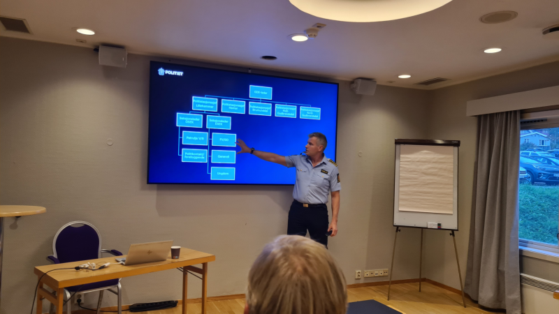 Politisjef Terje Krogstad om kriminalitet totalt og lokalt